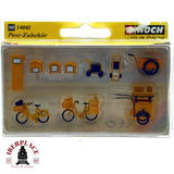 ♻️ Noch 14842 Figuras accesorios de correos H0 escala 1:87 E20