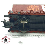 ♻️ Märklin 48112 vagón plataforma con contenedor Mink-Bürsten  H0 escala 1:87 A27