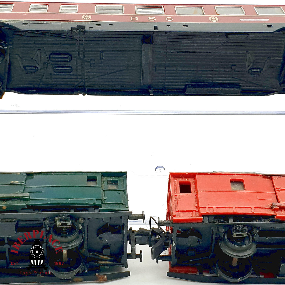 ♻️🧩 Trix 3x vagones para restaurar o desguace Escala H0 1:87