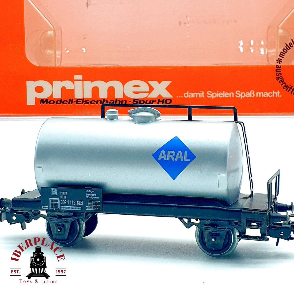♻️ Märklin Primex 4580 Vagón Cisterna Aral Plata DB AC H0 Escala 1:87