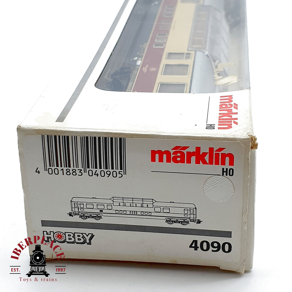 ♻️ Märklin 4090 Vagon panoramico TEE Rheingold AD4üm DB Hobby H0 1:87 AC