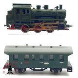 ♻️ 2x Rokal Locomotora + vagón pasajeros para piezas o recambios TT escala 1:120 E20