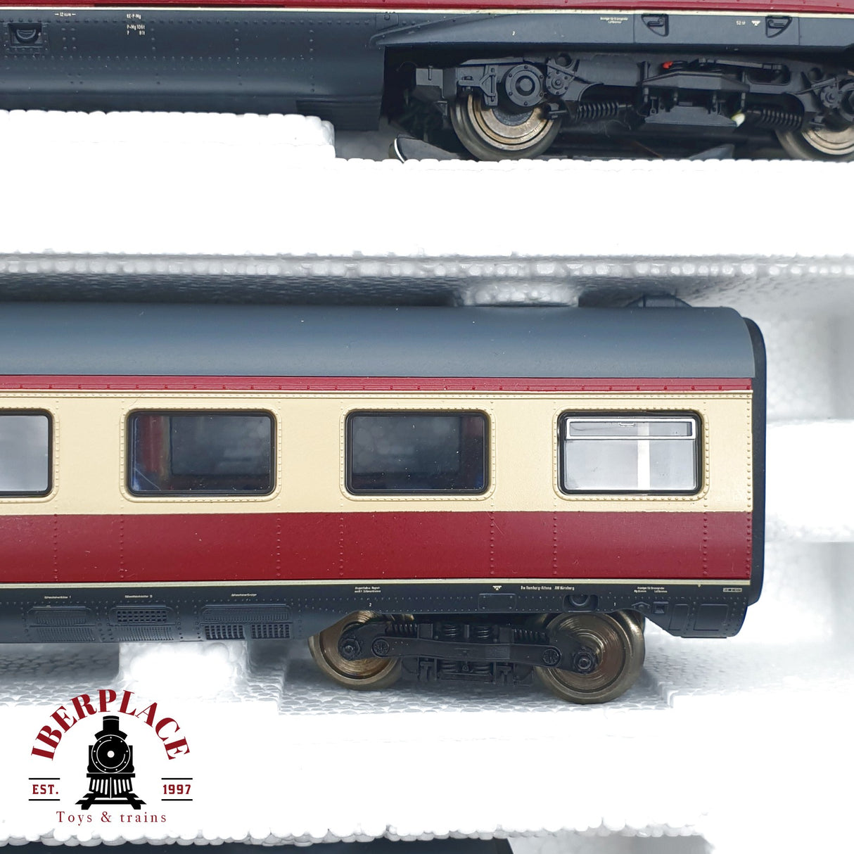 ♻️  AC Roco 43910 Set Tren Diesel VT 11.5 Trans Europ Express H0 escala 1:87 E21