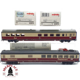 ♻️ Märklin 2x 42972/73 vagones pasajero Bar y restaurante DB H0 escala 1:87 A27