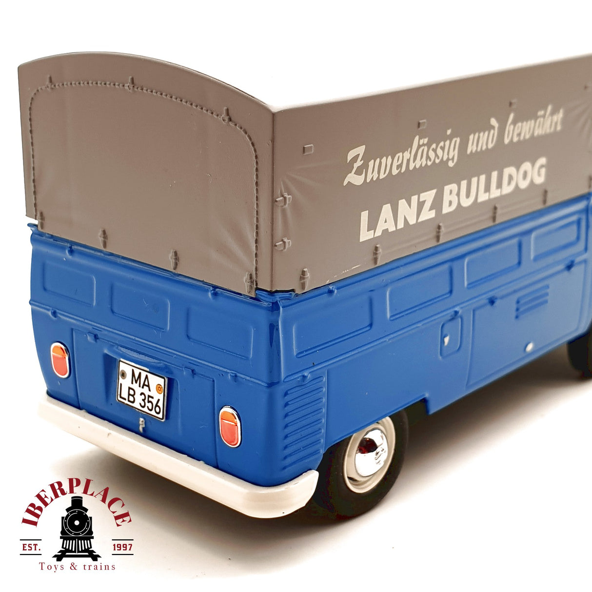 ♻️ Schuco 45 078 5800 Volkswagen T1b Lanz Bulldog Service Metal escala 1:32 E20