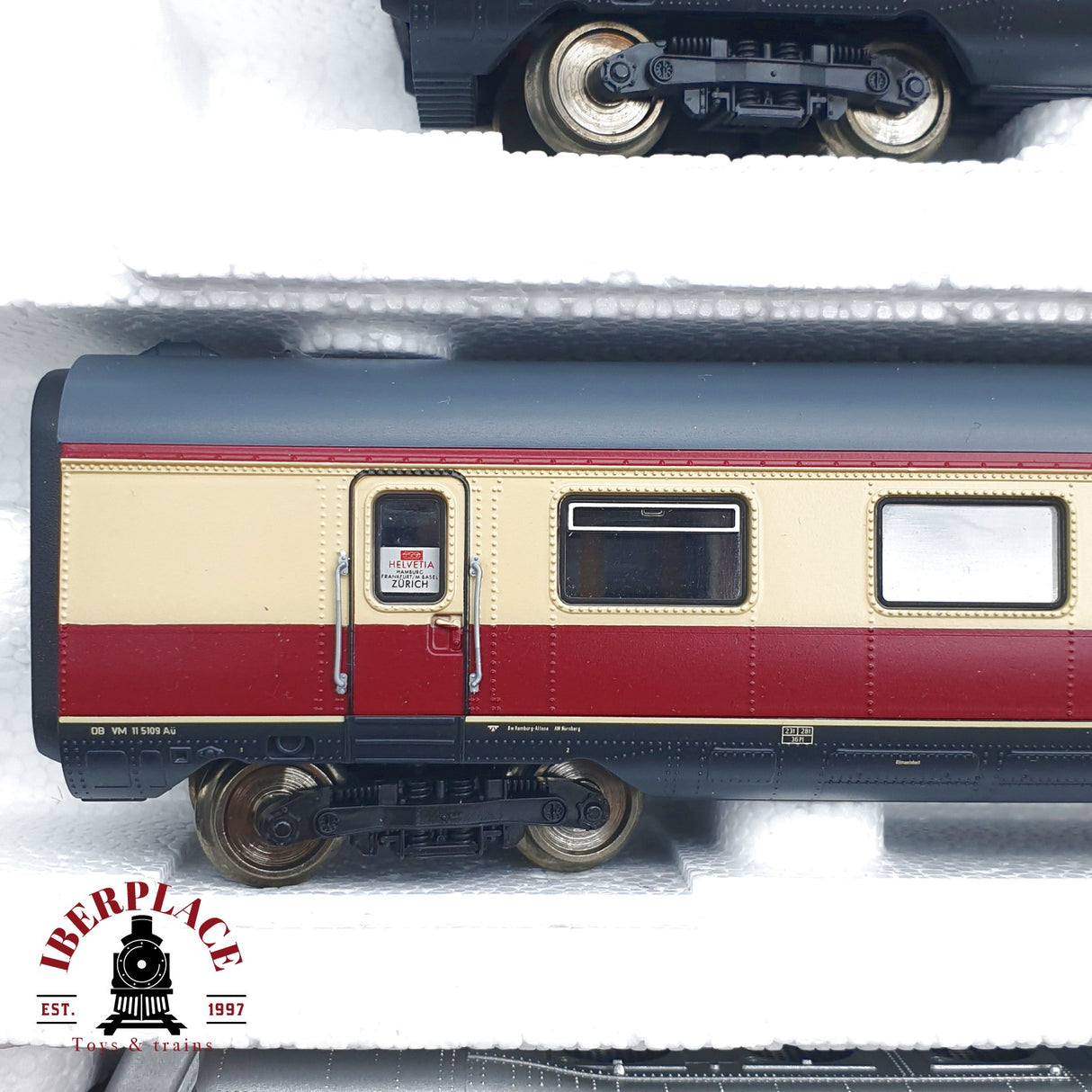 ♻️  AC Roco 43910 Set Tren Diesel VT 11.5 Trans Europ Express H0 escala 1:87 E21