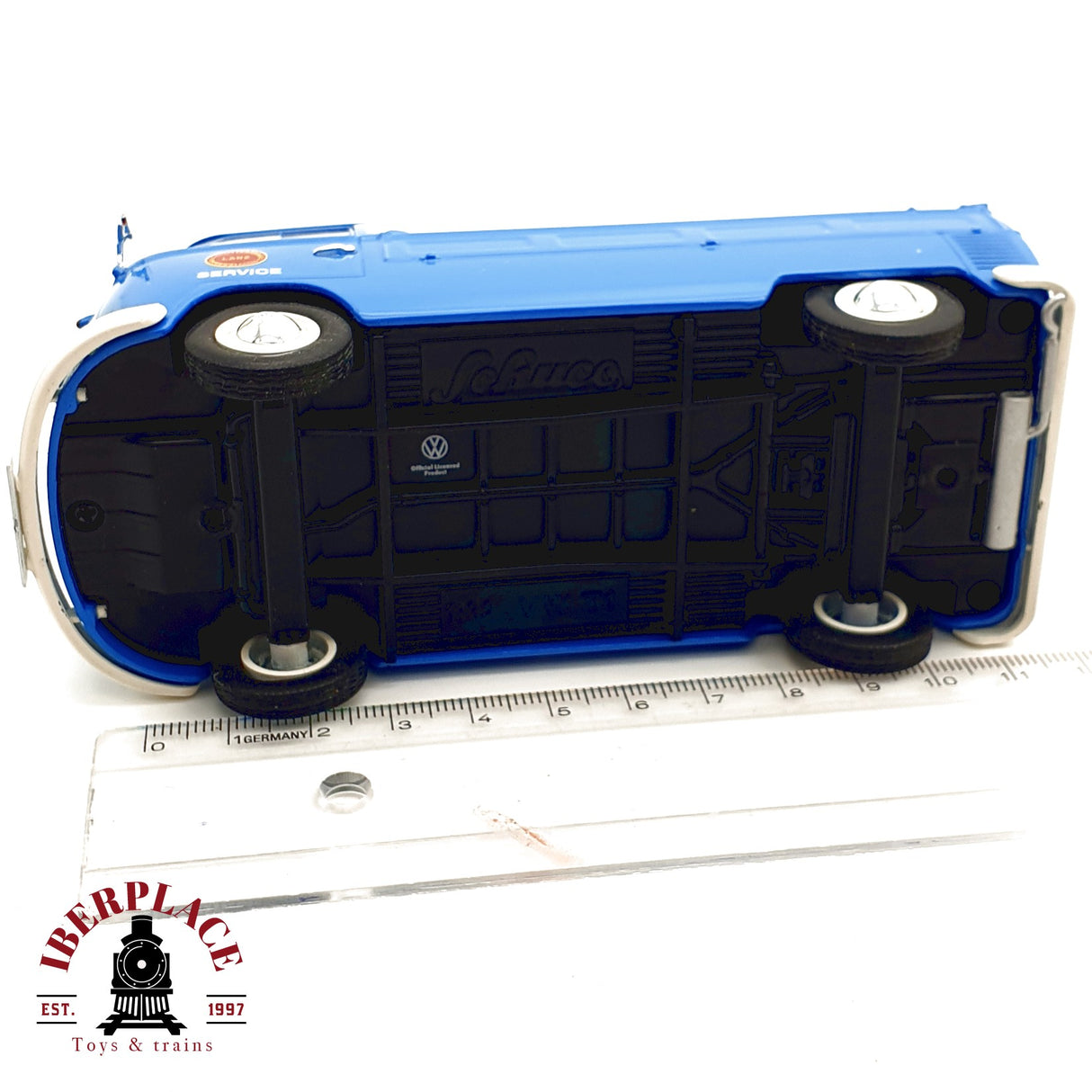 ♻️ Schuco 45 078 5800 Volkswagen T1b Lanz Bulldog Service Metal escala 1:32 E20