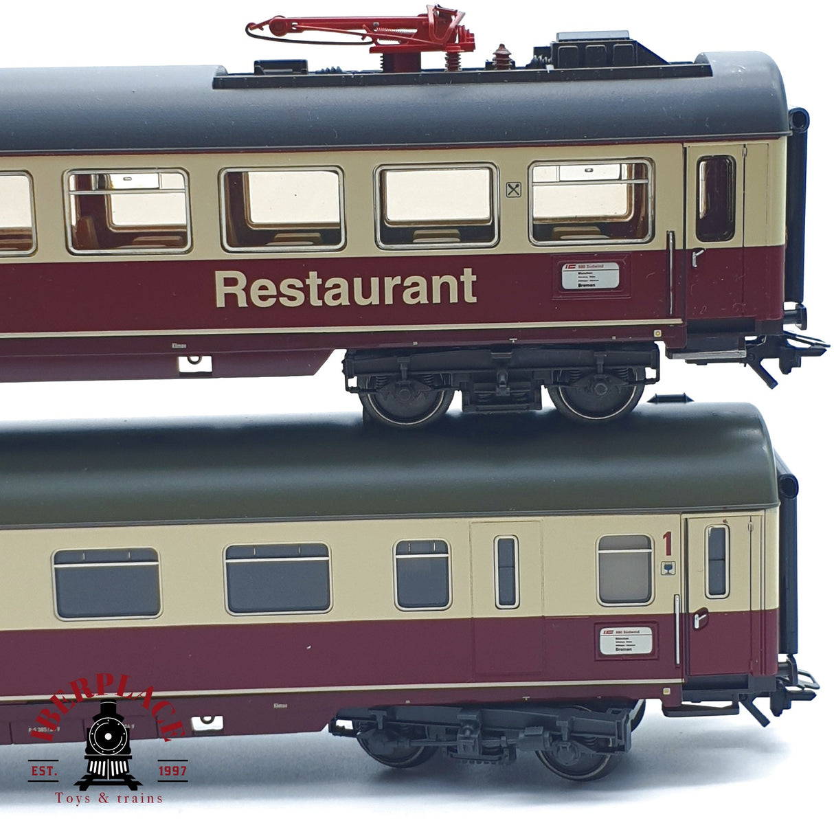 ♻️ Märklin 2x 42972/73 vagones pasajero Bar y restaurante DB H0 escala 1:87 A27