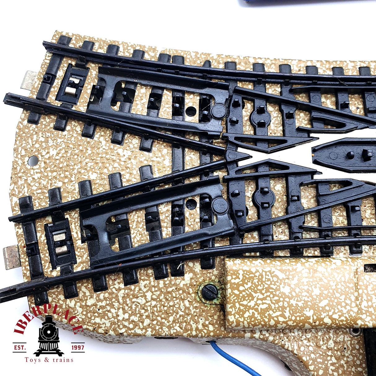 ♻️ Märklin Cruce de vías eléctrico sistema M + Pupitre de mando H0 escala 1:87 V10