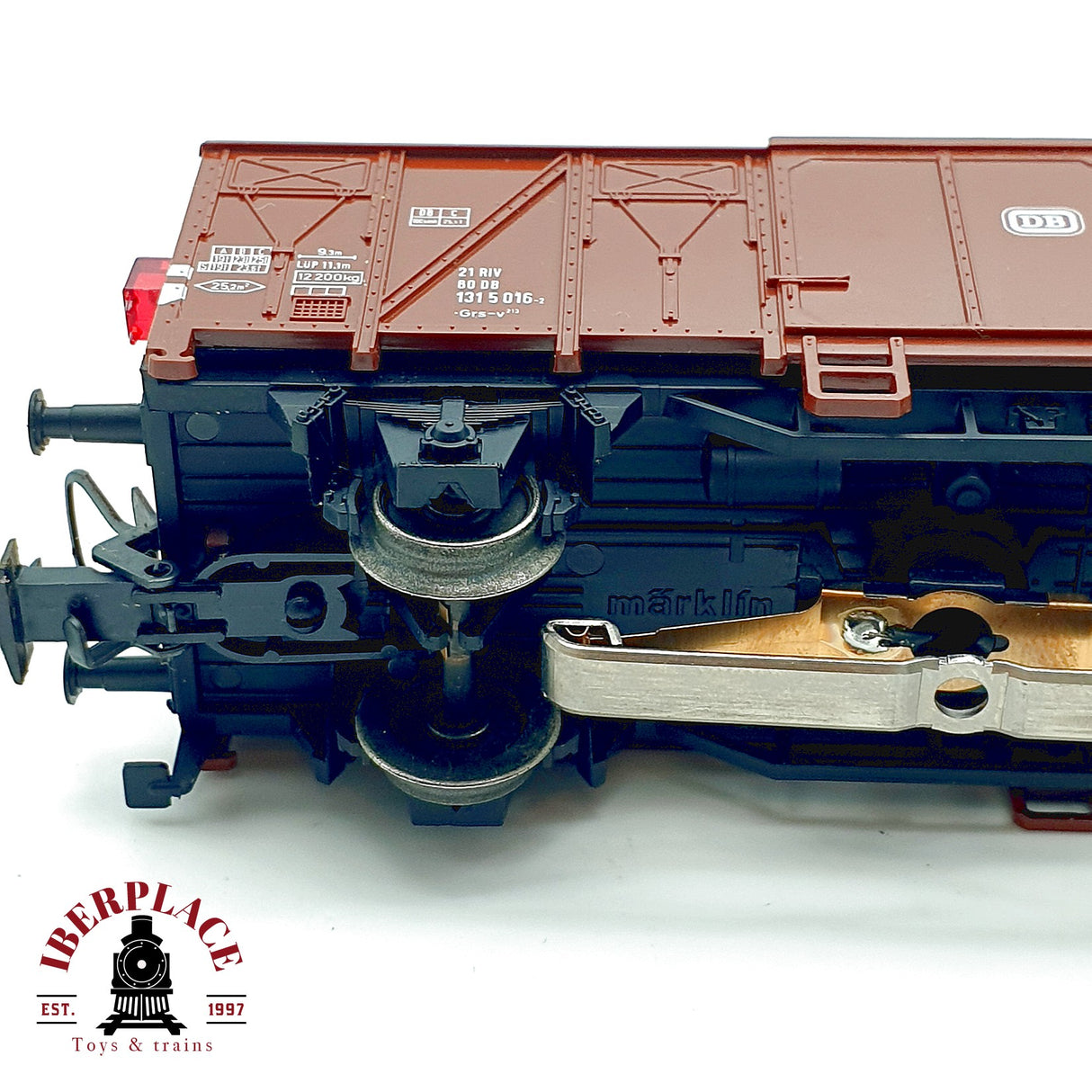♻️ Märklin 4411 Vagon cerrado de cola luz roja DB Schlusslicht H0 1:87 AC