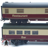♻️ Märklin 2x 42972/73 vagones pasajero Bar y restaurante DB H0 escala 1:87 A27