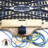 ♻️ Märklin Cruce de vías eléctrico sistema M + Pupitre de mando H0 escala 1:87 V10