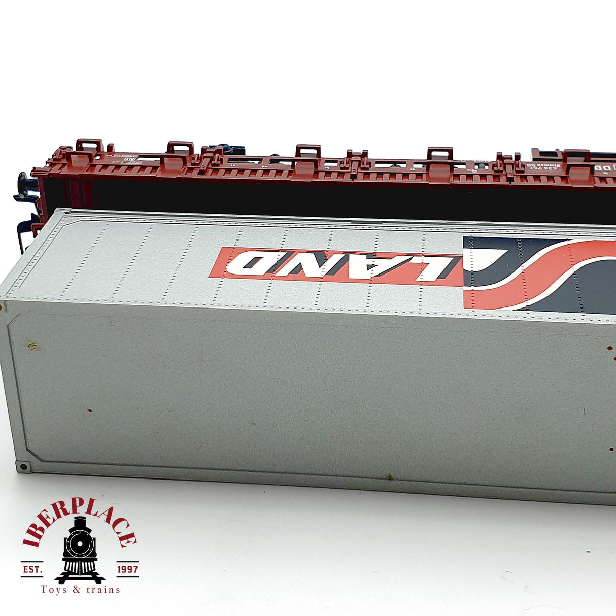 ♻️ Märklin 00760-07 Vagon portacontenedor SEA LAND Sgns DB AG H0 1:87 AC