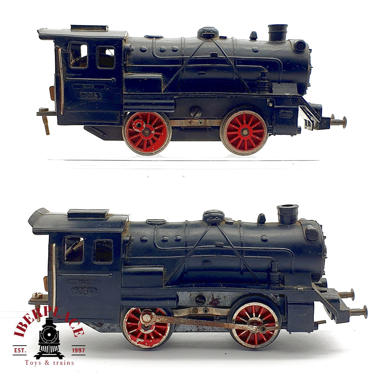 ♻️2x Locomotoras 1954 Para Piezas Restaurar Repuestos H0 Escala 1:87 DC