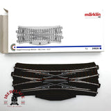 ♻️ Märklin 24620 Cruce doble 188.3mm 24.3º sistema C H0 escala 1:87 E20