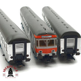 ♻️ Märklin 3x vagones pasajero y vagón piloto Silberling DB H0 escala 1:87 A27