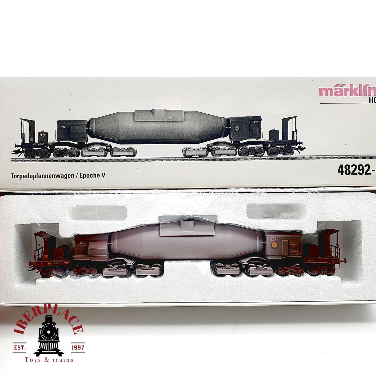 ♻️ Märklin 48292 Torpedopfannenwagen Vagon torpedo metalico H0 1:87 AC