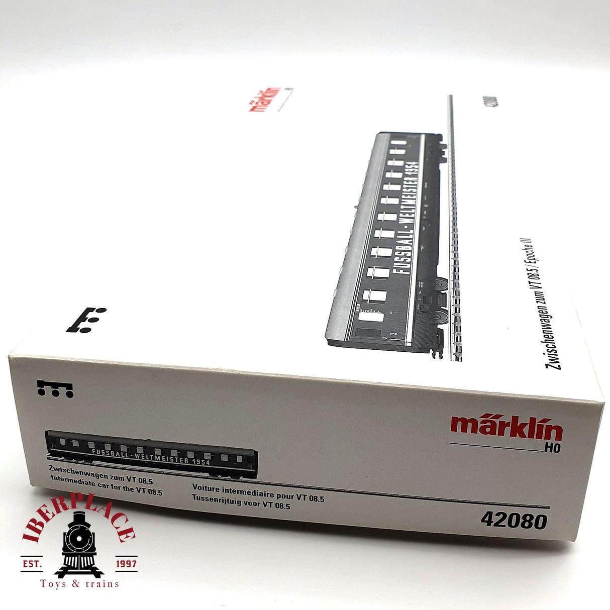 ♻️ Märklin 42080 vagón intermedio VT 08.5 Fussball Weltmeister 1954 H0 escala 1:87 E19