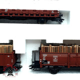 ♻️ Märklin 46132 Set de mercancias Carga de madera DB H0 escala 1:87 E19