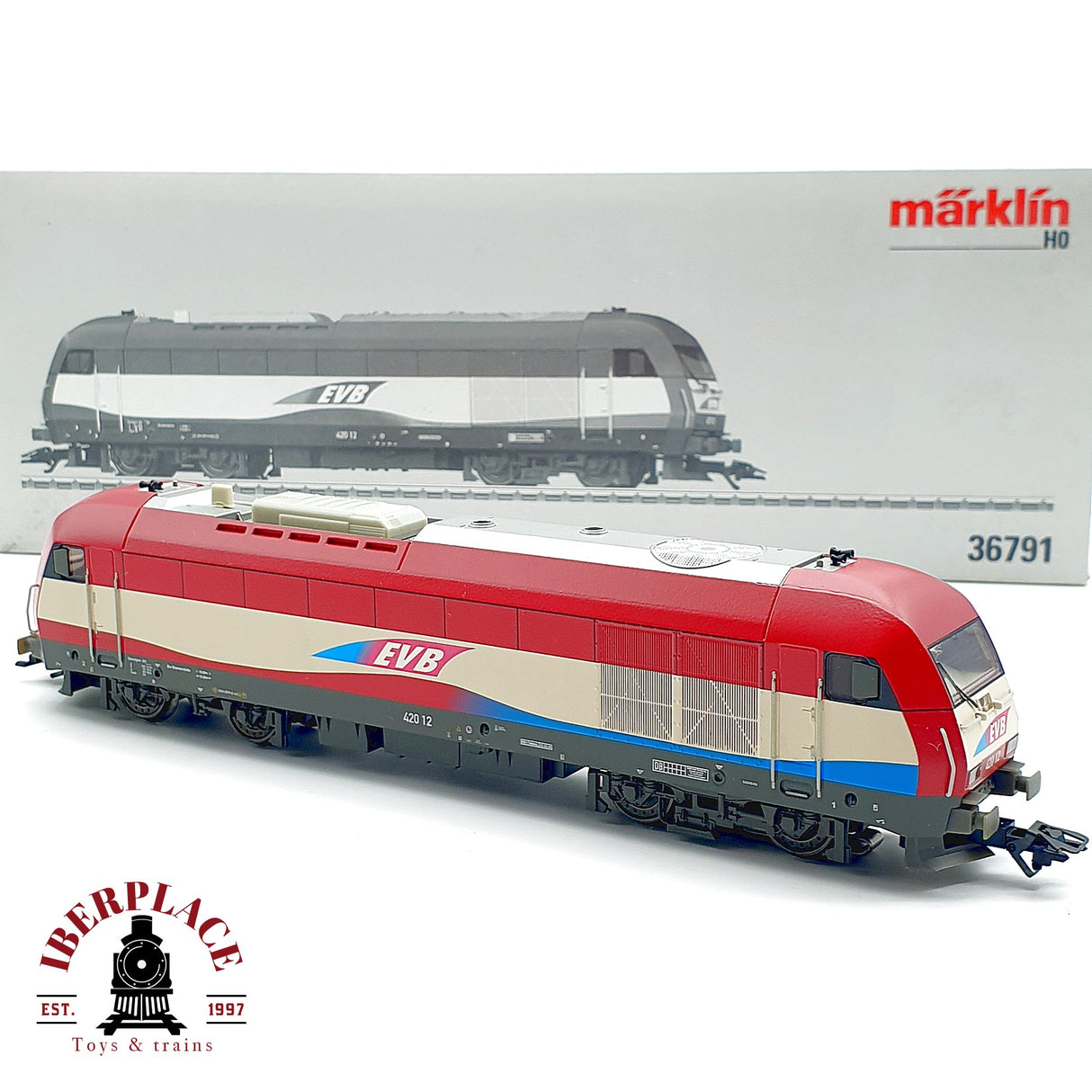 ♻️ Märklin 36791 Locomotora Diesel ER 20 EVB Eurorunner Digital H0 1:87 AC