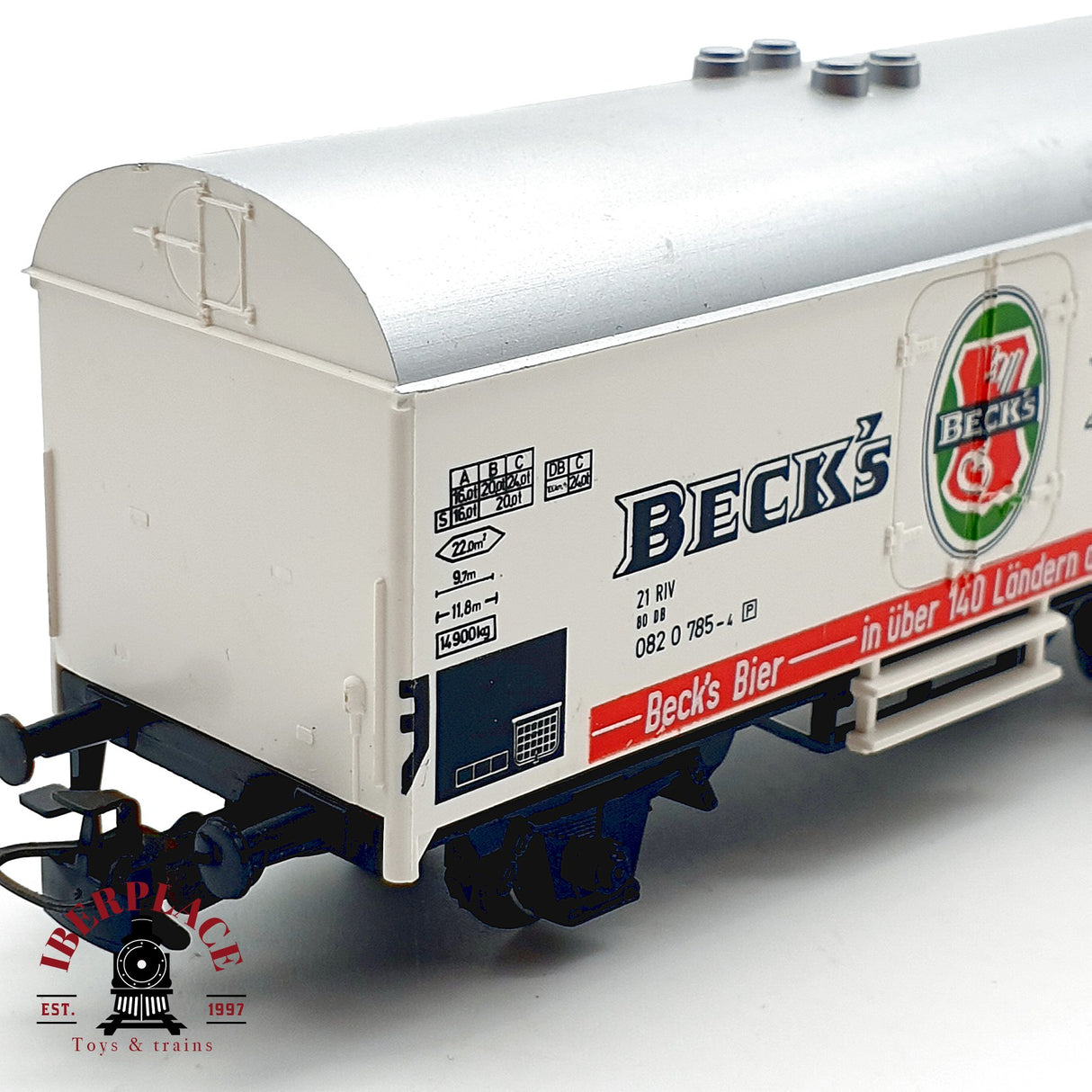 ♻️ Märklin Primex Vagón Cervecero Becks Bier Blanco DB AC H0 Escala 1:87