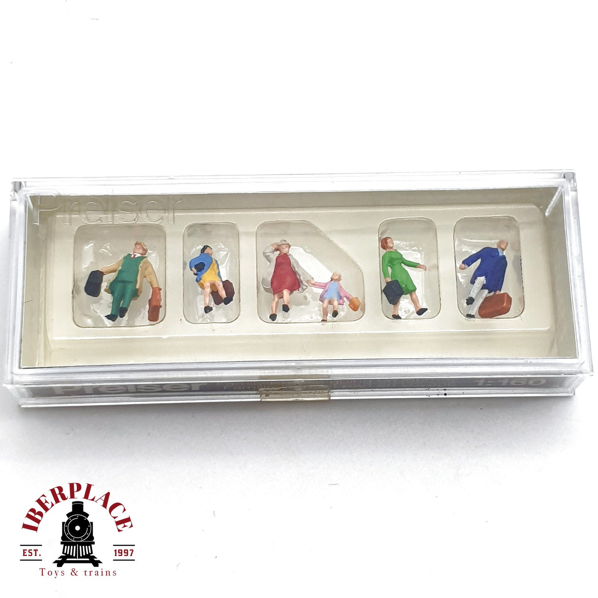 ♻️ Preiser 79025 Familia de viaje N escala 1:160 E20