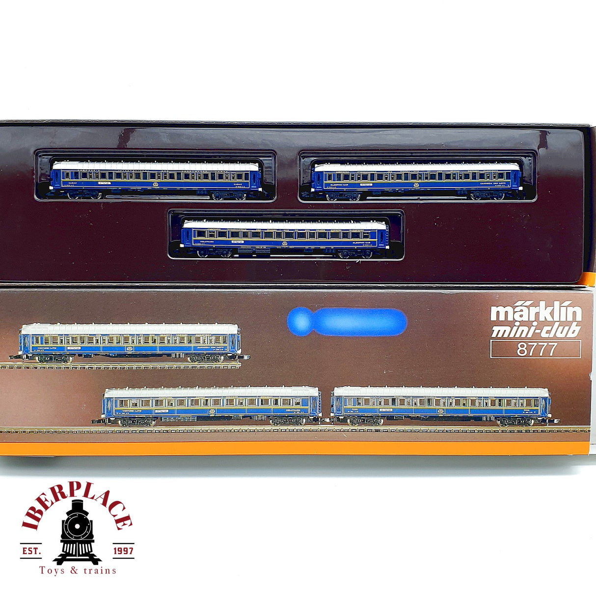 ♻️✨ Märklin mini-club 8777 Set 3x Vagones CIWL Orient Express Escala Z