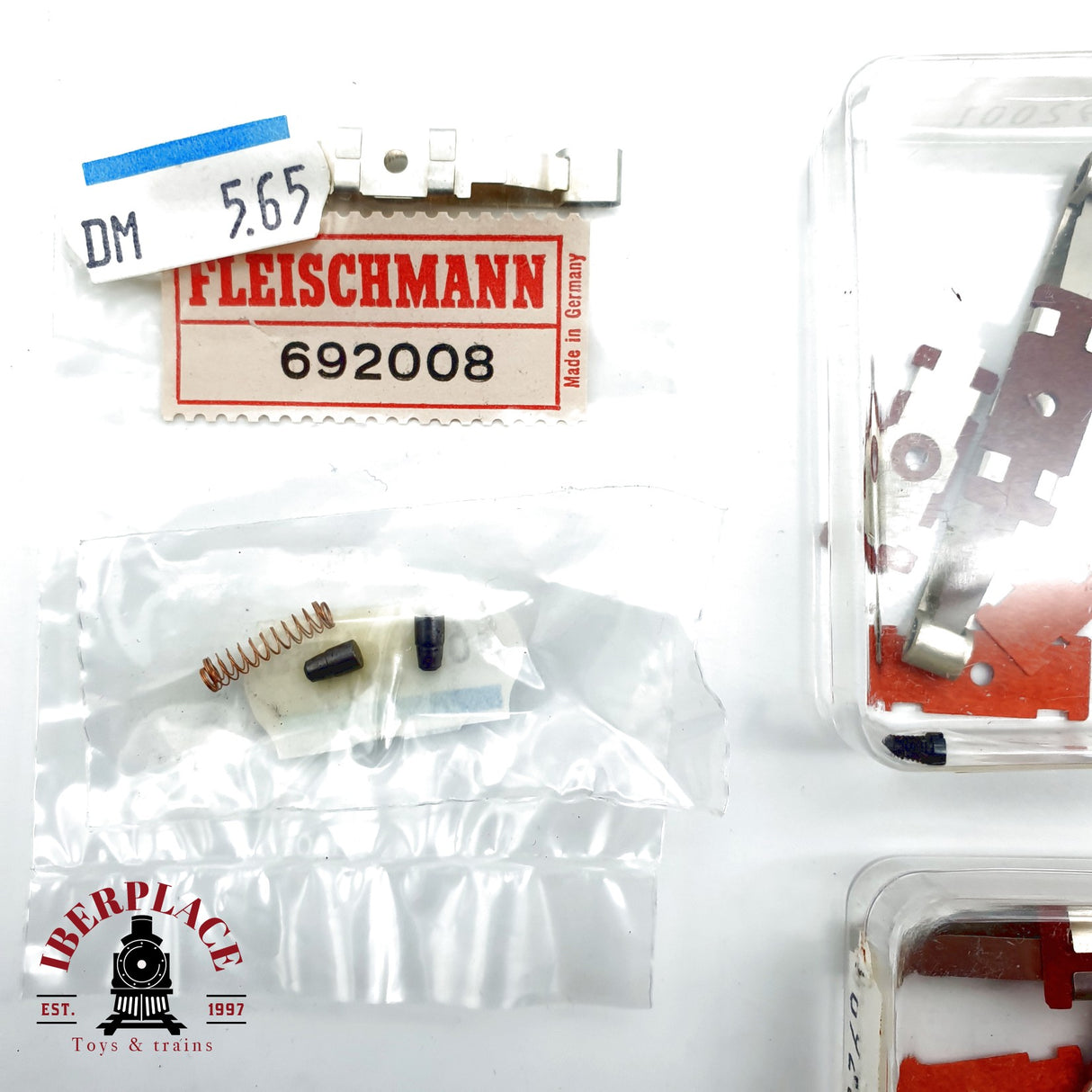 ♻️  Fleischmann 4x 692008 Lijadoras patines de recambio H0 escala 1:87 E20