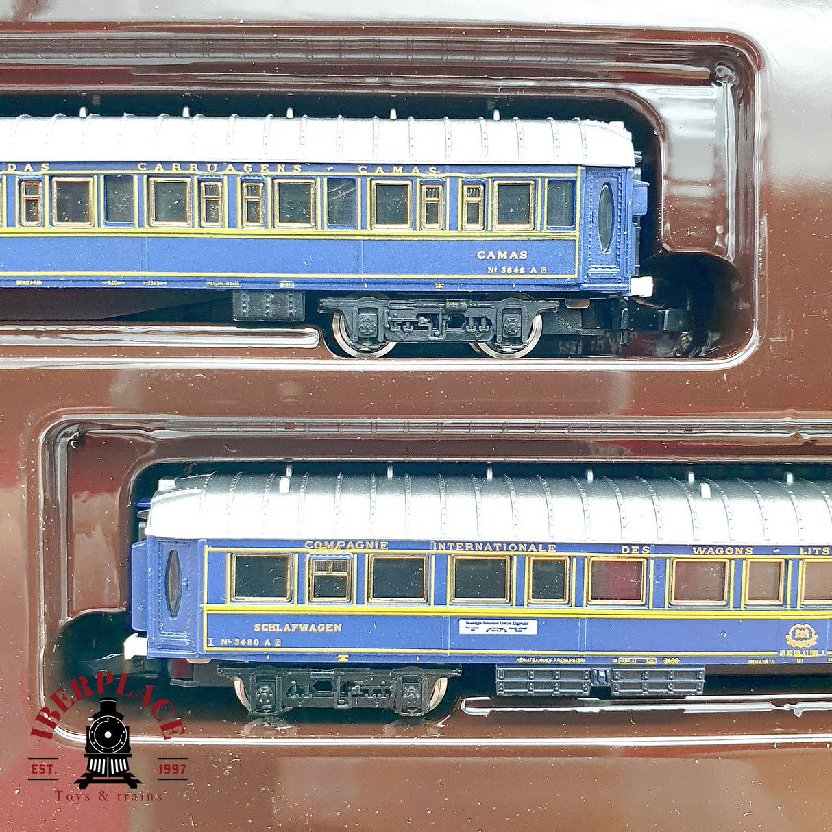 ♻️✨ Märklin mini-club 8777 Set 3x Vagones CIWL Orient Express Escala Z