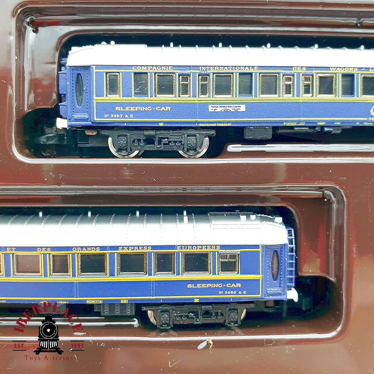 ♻️✨ Märklin mini-club 8777 Set 3x Vagones CIWL Orient Express Escala Z
