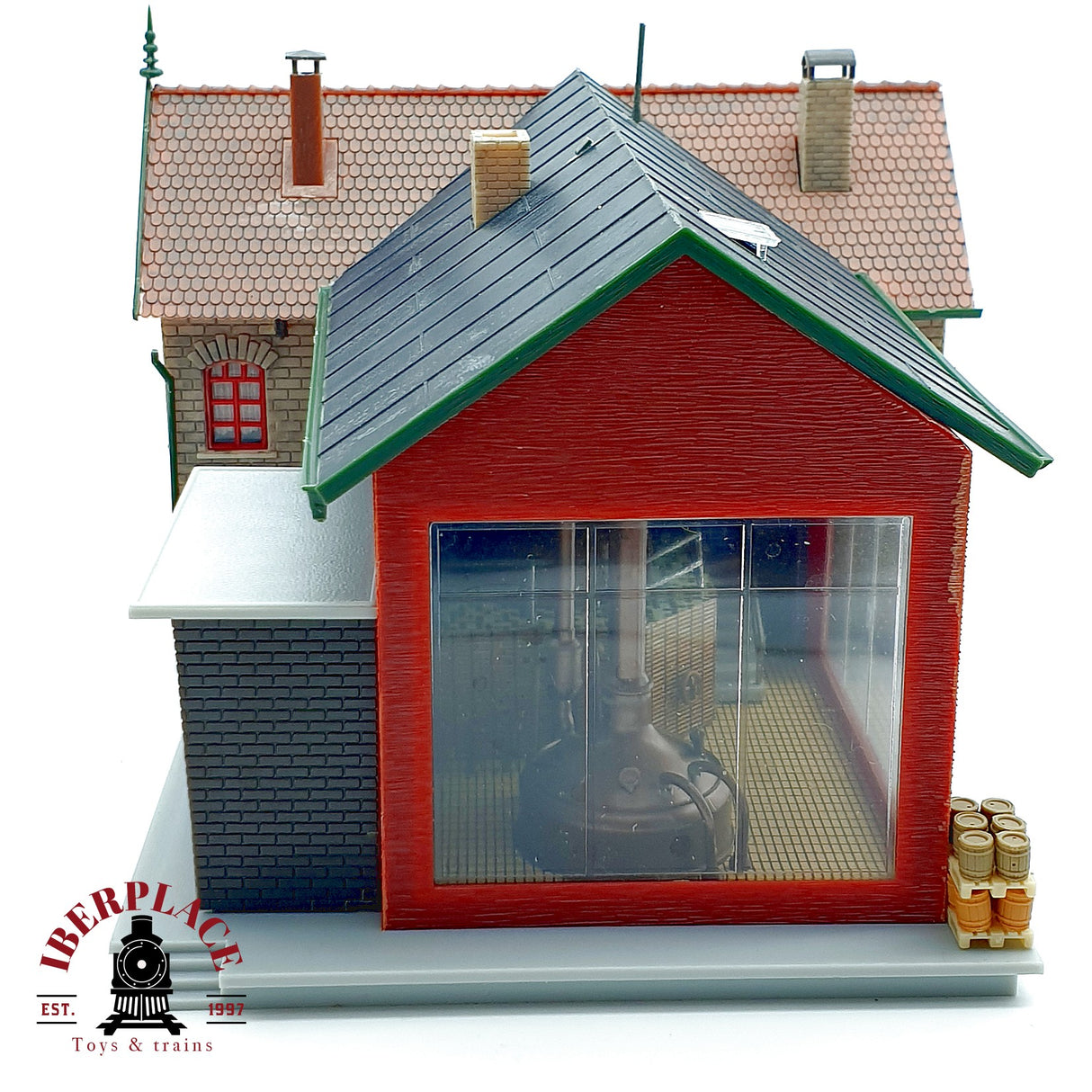 ♻️ Faller 130960 Fabrica de cerveza Brauerei interior detallado maqueta Escala H0 1:87