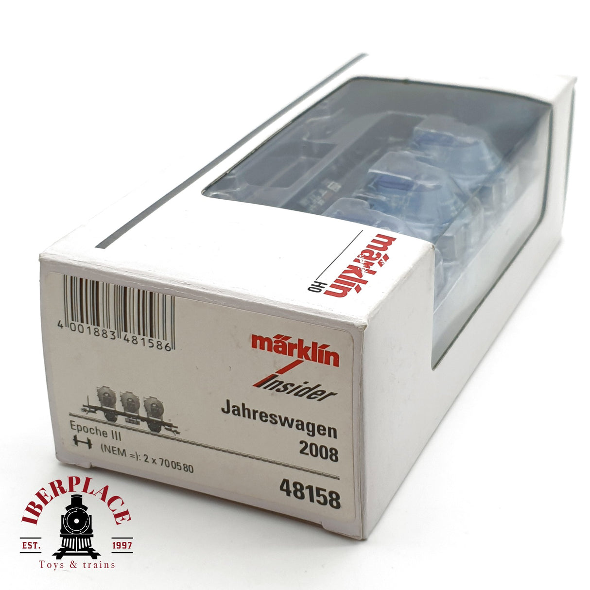 ♻️ Märklin 48158 vagón jahreswagen 2008 Knor DB H0 escala 1:87 A27