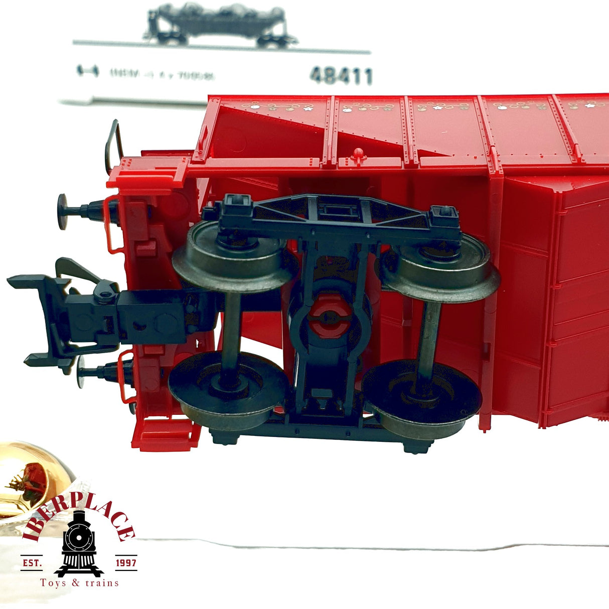 ♻️ Märklin 48411 vagón navidad con decoración navideña H0 escala 1:87 E20