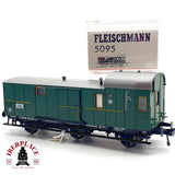 ♻️ Fleischmann 5095 Vagón Equipajes Furgón Verde DRG DC H0 Escala 1:87