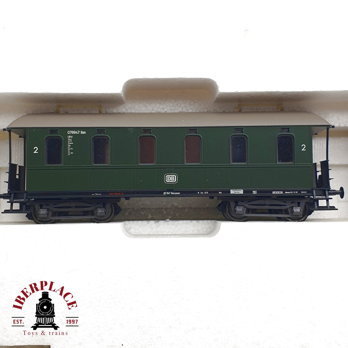 ♻️  DC Liliput 875 0789 Set Tren de pasajeros DB 75 118 clase 2 H0 escala 1:87 E21