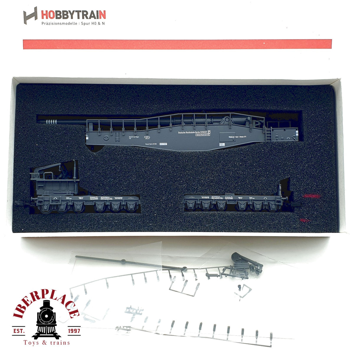♻️ HobbyTrain H23601 vagón cañón DR 919221 N escala 1:160 E20
