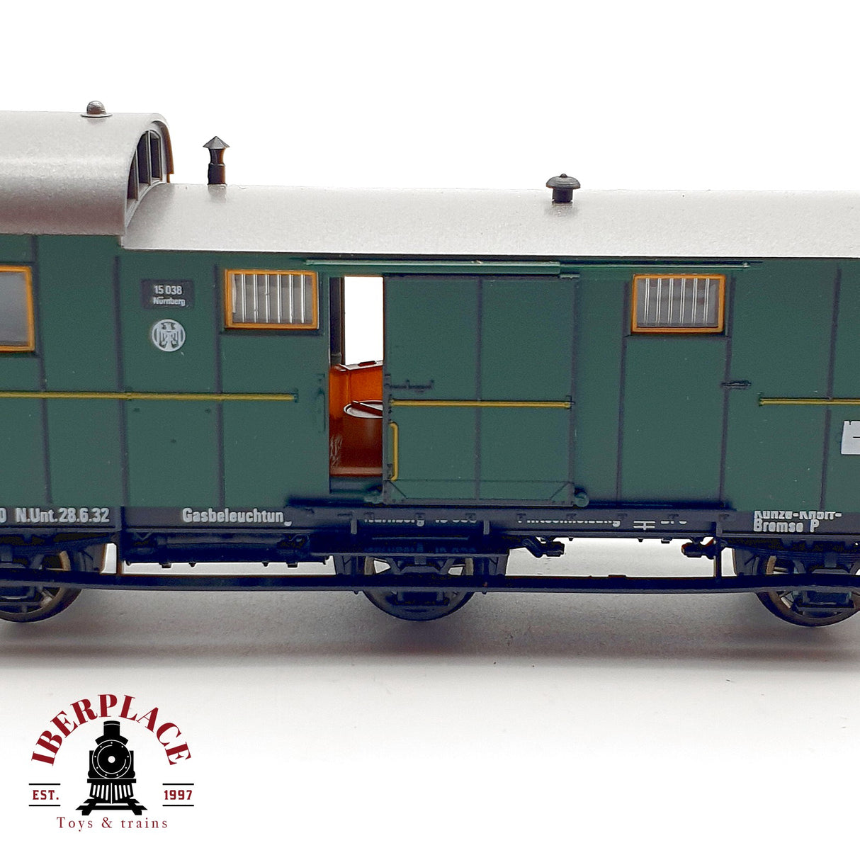 ♻️ Fleischmann 5095 Vagón Equipajes Furgón Verde DRG DC H0 Escala 1:87