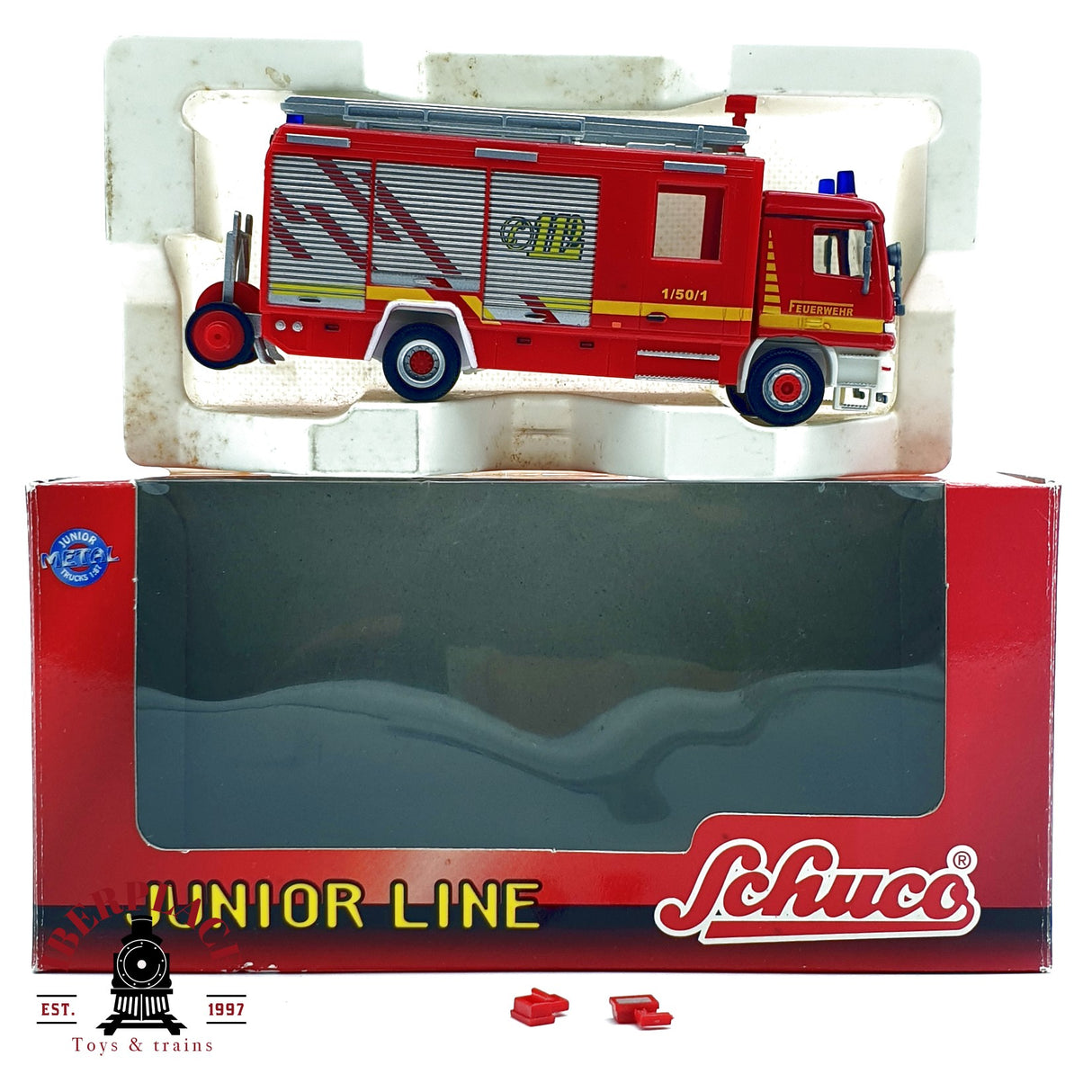 ♻️ Schuco 21704 Camion Mercedes Benz Actros Bomberos H0 escala 1:87 E20