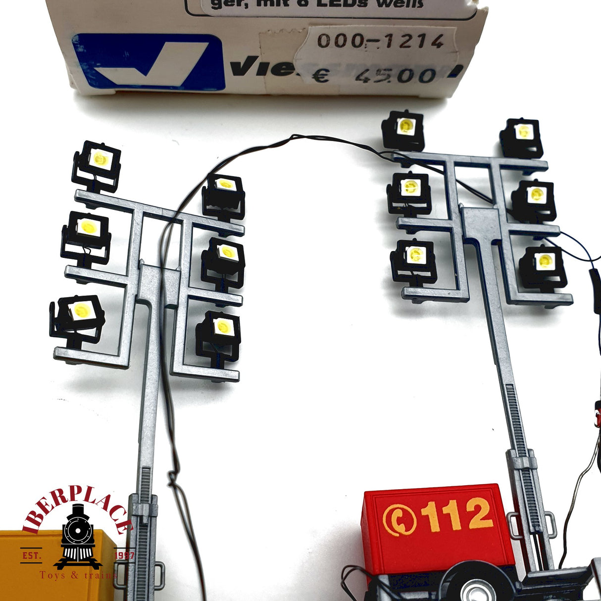 ♻️  Viessmann 5143 Jirafas luminosas en un colgante con 6 LED H0 escala 1:87 E20