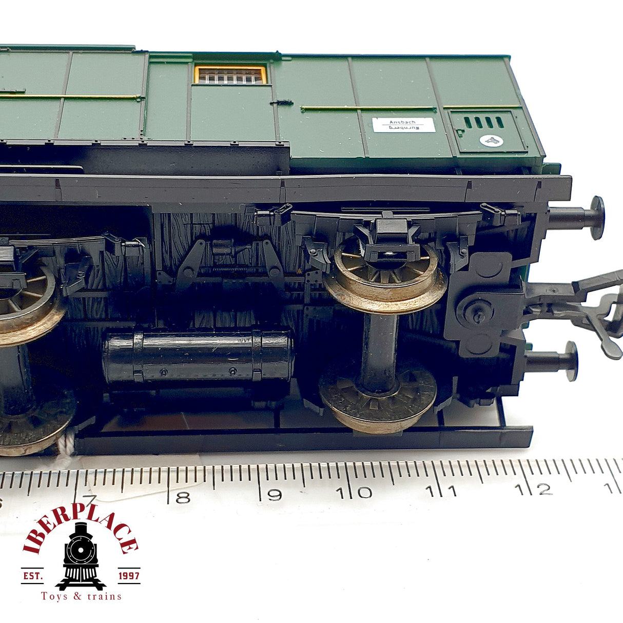 ♻️ Fleischmann 5095 Vagón Equipajes Furgón Verde DRG DC H0 Escala 1:87