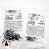 ♻️ Fleischmann 6511 Enganches Rivarossi R23293 Lote repuestos patines AC H0 Escala 1:87