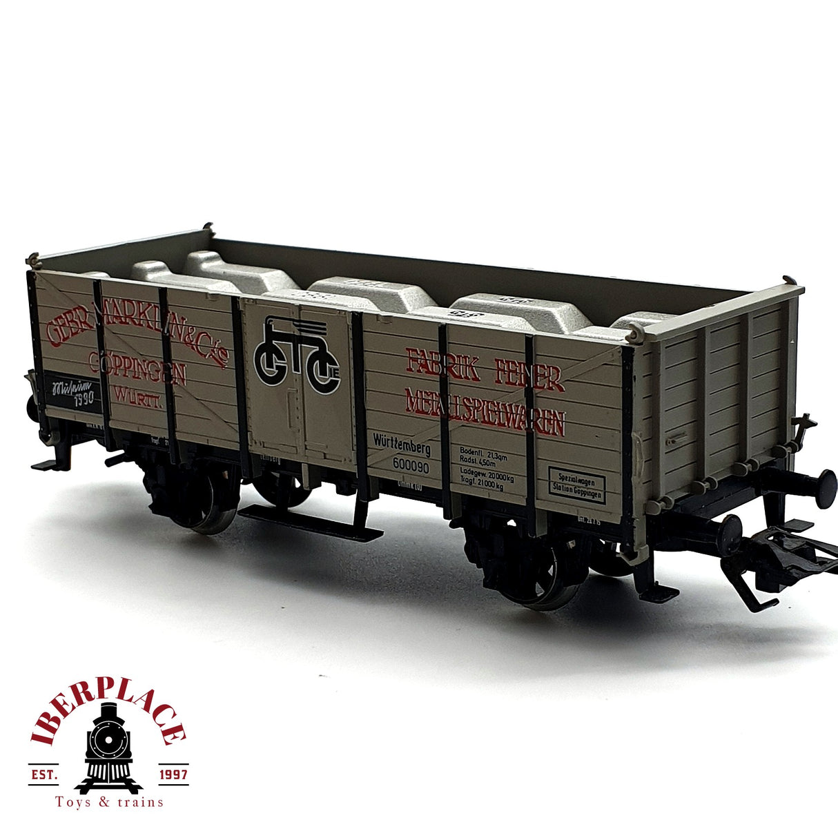 ♻️ Märklin vagón museo 1990 abierto de bordes altos H0 escala 1:87 E19