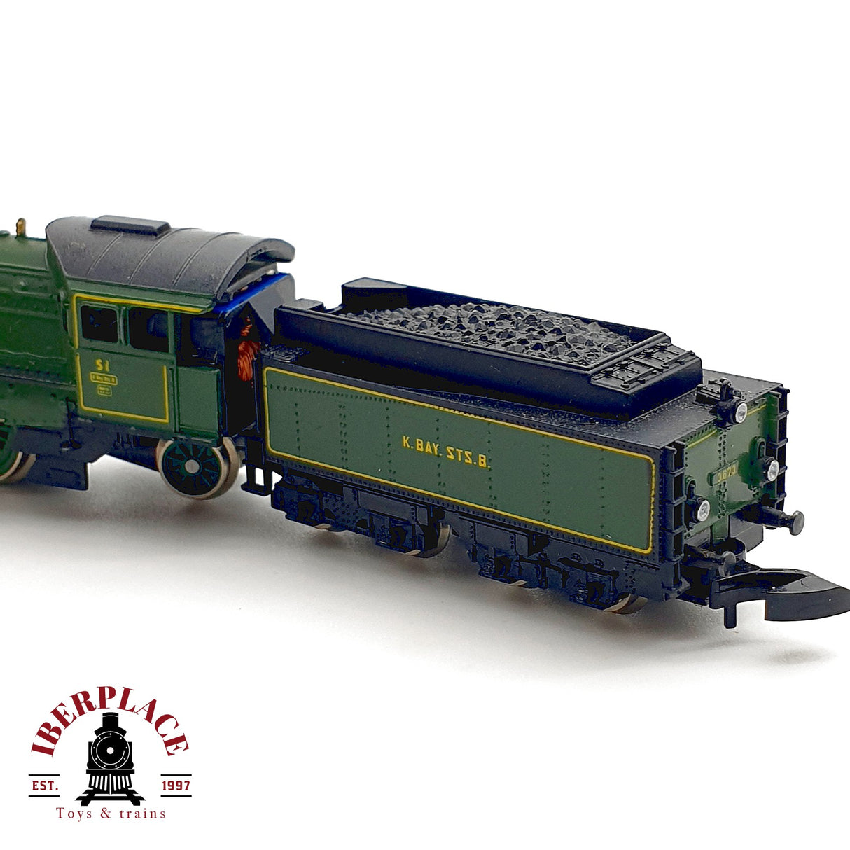 ♻️✨ Märklin 8892 Locomotora Vapor S 3/6 K.Bay.Sts.B. Época I Mini Club Escala Z 1:220