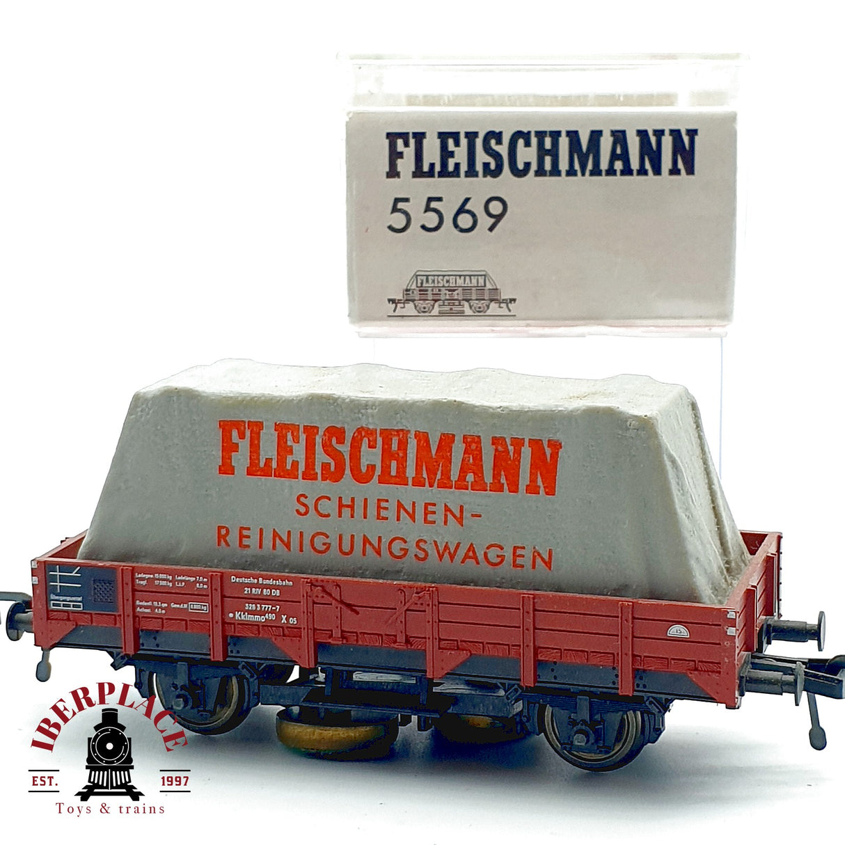 ♻️ Fleischmann 5569 Vagón Limpiavías DB DC H0 Escala 1:87