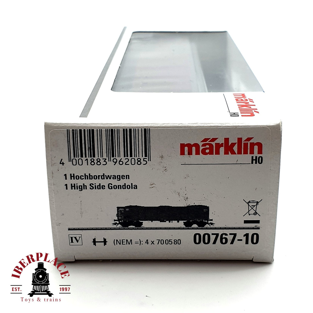 ♻️🔒 Märklin 00767 vagon de mercancias frigorífico Luces de cola rojas DB H0 escala 1:87