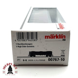♻️🔒 Märklin 00767 vagon de mercancias frigorífico Luces de cola rojas DB H0 escala 1:87