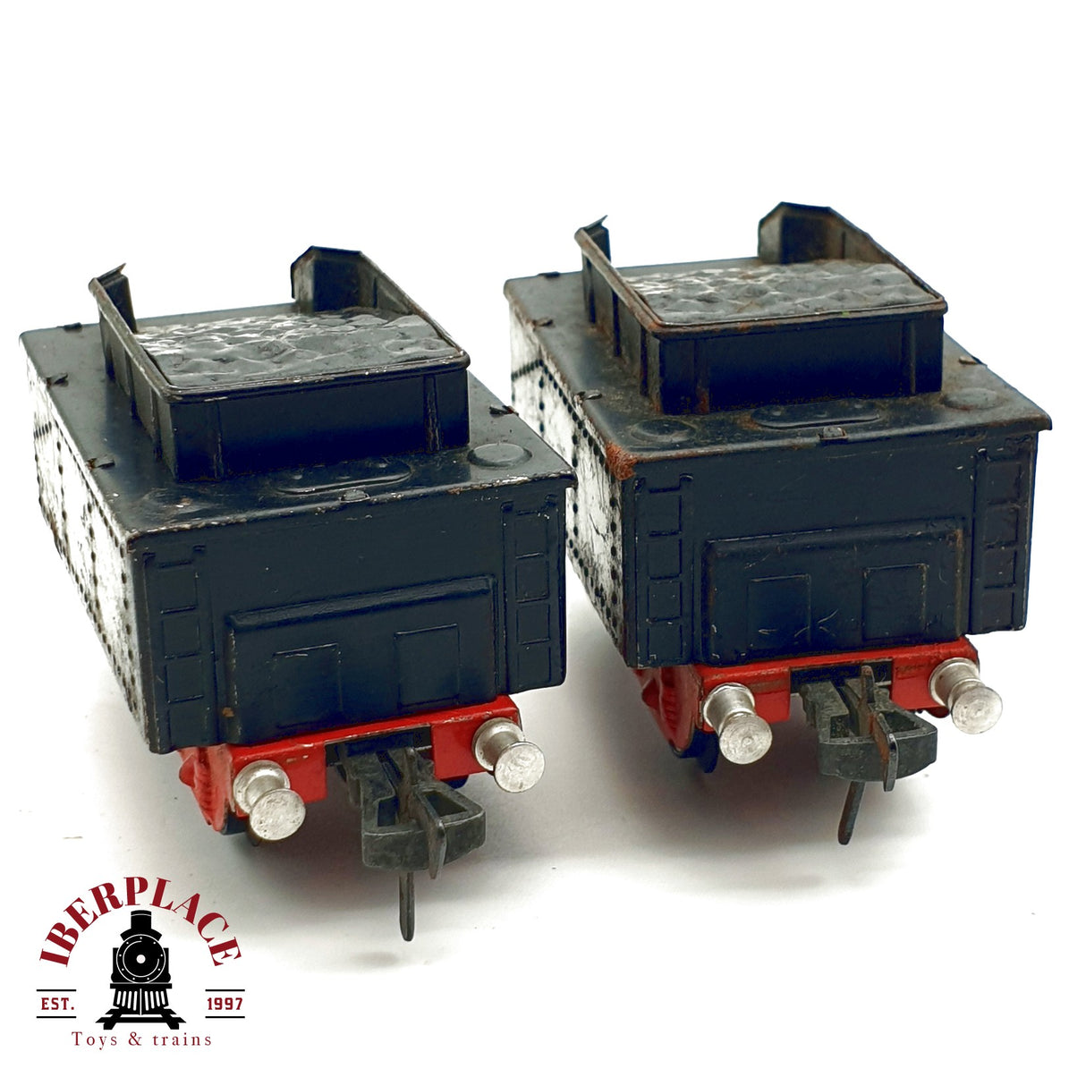 ♻️  2x Fleischmann Tender de locomotora de metal H0 escala 1:87 E20