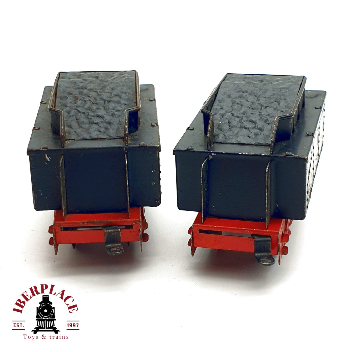 ♻️  2x Fleischmann Tender de locomotora de metal H0 escala 1:87 E20