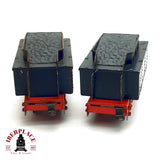 ♻️  2x Fleischmann Tender de locomotora de metal H0 escala 1:87 E20