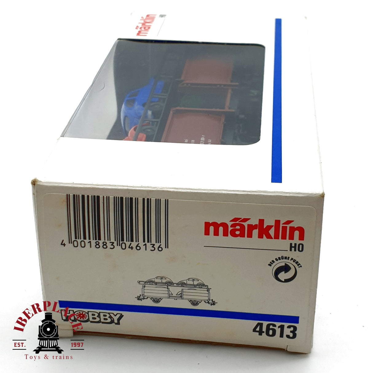 ♻️  Märklin 4613 vagón porta coches DB 433 2 001-7 H0 escala 1:87 E21